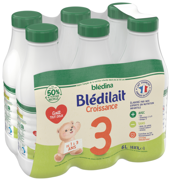 Lait De Croissance Liquide Blédilait Bledina