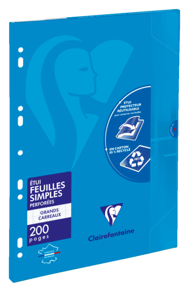 Lot 200 Feuillets Mobiles Clairefontaine