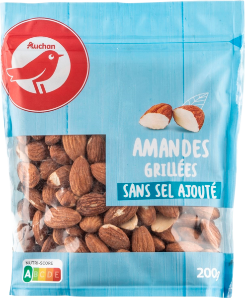 Amandes Grillées Sans Sel Ajouté Auchan