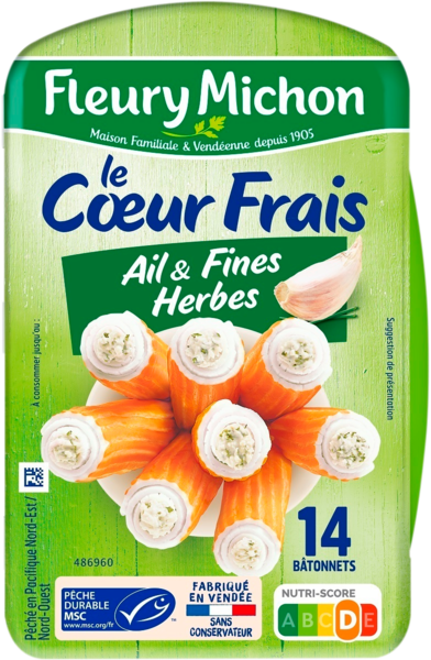 Surimi Le Coeur Frais Fleury Michon