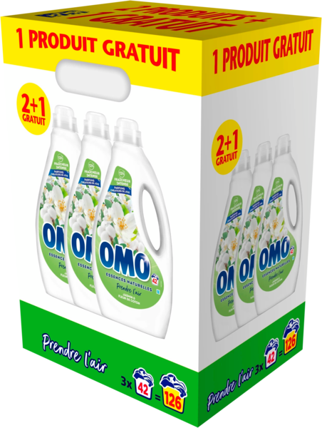 Lessive Liquide Jasmin Et Fleur De Coton Omo