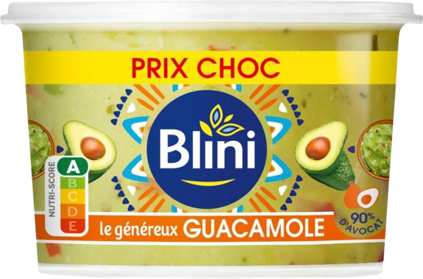 Guacamole Blini Auchan L'apéro, ça n'a pas de prix. Ou un tout petit.