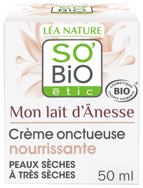 Crème Visage Onctueuse Nourrissante Mon Lait D'ânesse So Bio Étic Auchan C'est bon de rentrer moins cher