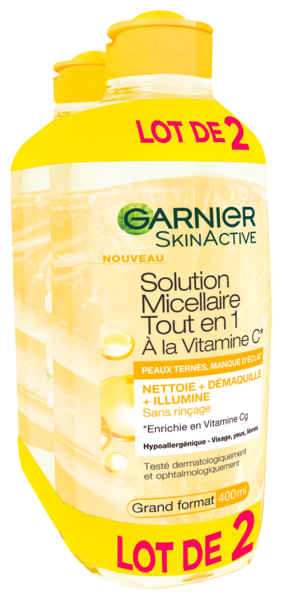 Solution Micellaire Tout En 1 Garnier Skinactive Auchan C'est bon de rentrer moins cher