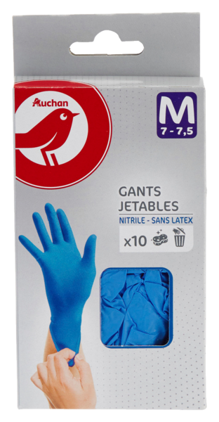Gants Fins Nitrile Auchan