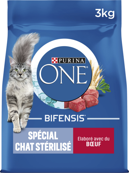 Croquettes Pour Chat Adulte Stérilisé Au Boeuf Purina One Auchan C'est bon de rentrer moins cher