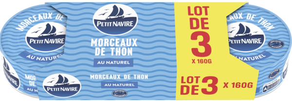 Morceaux De Thon Naturel Démarche Responsable Petit Navire