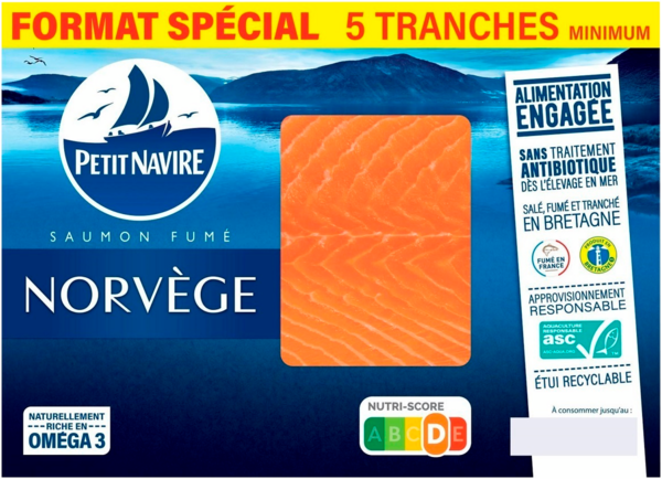 Saumon Fumé De Norvège Petit Navire Auchan C'est bon de rentrer moins cher