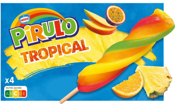 Glace À L'eau Tropical Pirulo