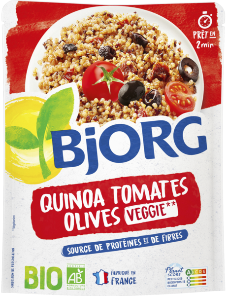 Quinoa Tomates Olives Bio Bjorg