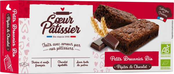 Brownies Pépites De Chocolat Bio Coeur Pâtissier Auchan C'est bon de rentrer moins cher