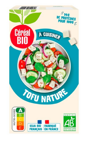 Tofu Nature Bio Céréal Bio Auchan C'est bon de rentrer moins cher