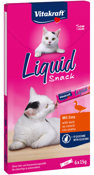 Snack Liquide Saveur Canard Pour Chat Vitakraft Auchan C'est bon de rentrer moins cher