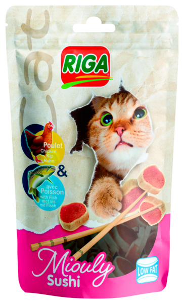 Miouly Sushi Poulet Et Poisson Pour Chat Riga