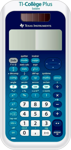 Calculatrice Scientifique Texas Ti College Plus Auchan C'est bon de rentrer moins cher