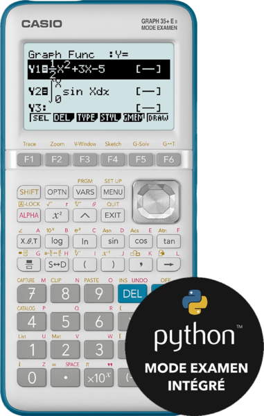 Calculatrice Graphique 35+Eii Python Casio Auchan C'est bon de rentrer moins cher