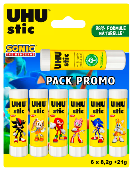 Lot De 6 Stick Colle Uhu Auchan C'est bon de rentrer moins cher