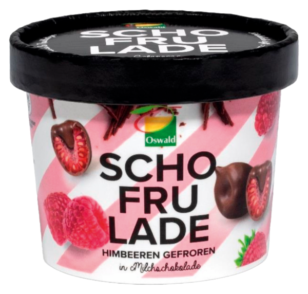 Framboises Glacées Enrobées De Chocolat Au Lait Surgelées Schofrulade