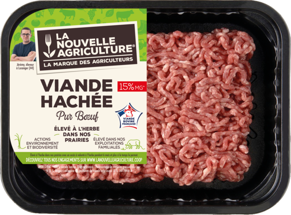 Viande Hachée Pur Bœuf La Nouvelle Agriculture Auchan Les prix bas qui font du bien au quotidien