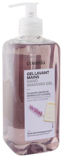 Gel Lavant Mains Savon De Marseille Et Lavande Cosmia Auchan Les prix bas qui font du bien au quotidien