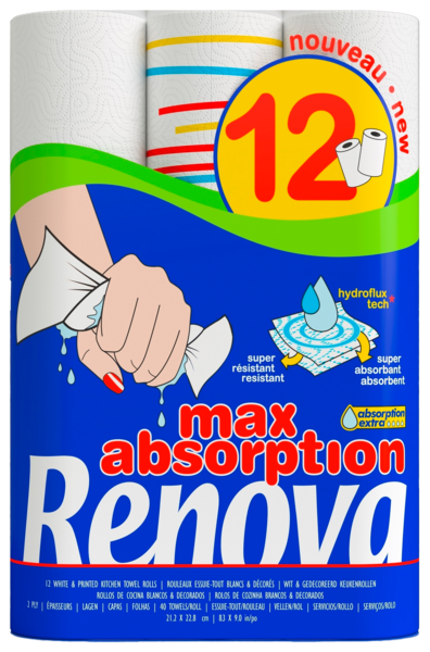 Essuie Tout Maxi Absorption Renova Auchan Les prix bas qui font du bien au quotidien