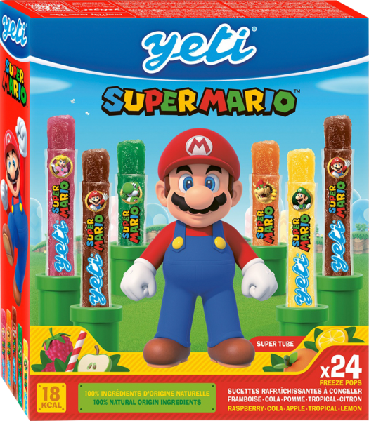 Sucettes À Glacer Super Mario Yeti