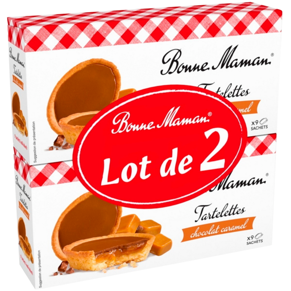 Tartelettes Au Chocolat Et Caramel Bonne Maman Auchan Les prix bas qui font du bien au quotidien