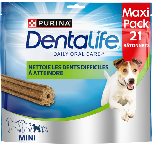 Friandises Sticks Hygiène Dentaire Pour Petit Chien Dentalife Purina Auchan Les prix bas qui font du bien au quotidien