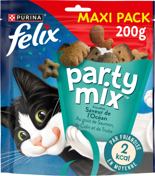 Friandises Party Mix Saveur De L'ocean Felix Purina Auchan Les prix bas qui font du bien au quotidien