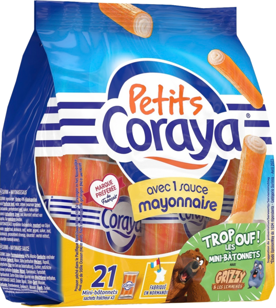 Mini-Bâtonnets De Surimi Petits Coraya