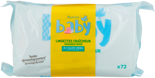 Auchan Baby Lingettes Fraîcheur