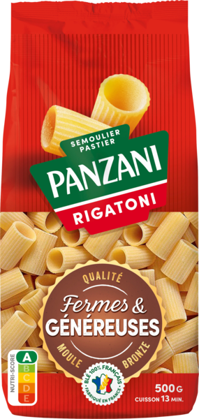 Pâtes Fermes Et Généreuses Rigatoni Panzani