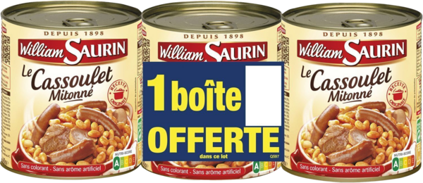 Cassoulet William Saurin