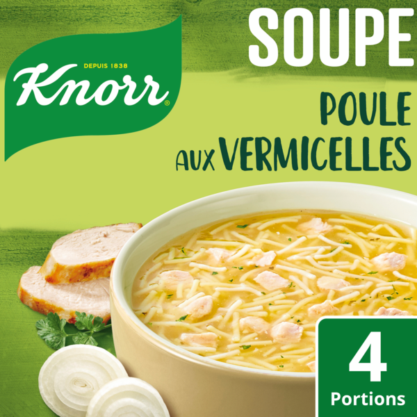 Knorr Soupe Deshydrate Potages Poule Aux Vermicelles 57G 