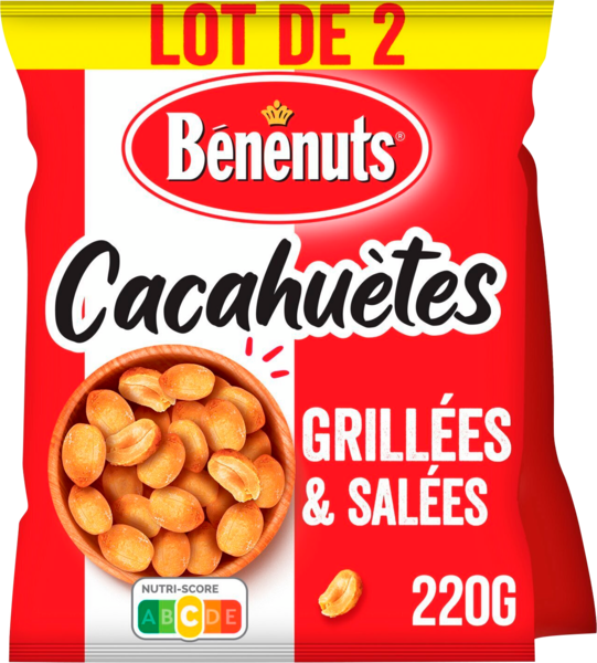Cacahuètes Grillées & Salées Bénénuts 