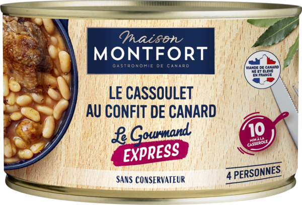 Cassoulet Gourmand Au Confit De Canard Monfort