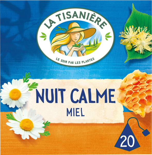 Infusion Nuit Calme Miel La Tisanière