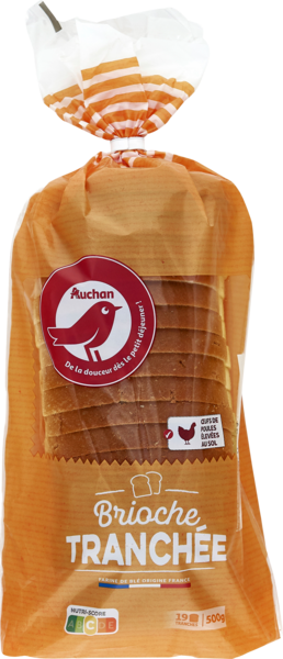 Brioche Tranchee Auchan 