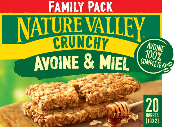 Barres Céréales Crunchy Avoine Miel Nature Valley