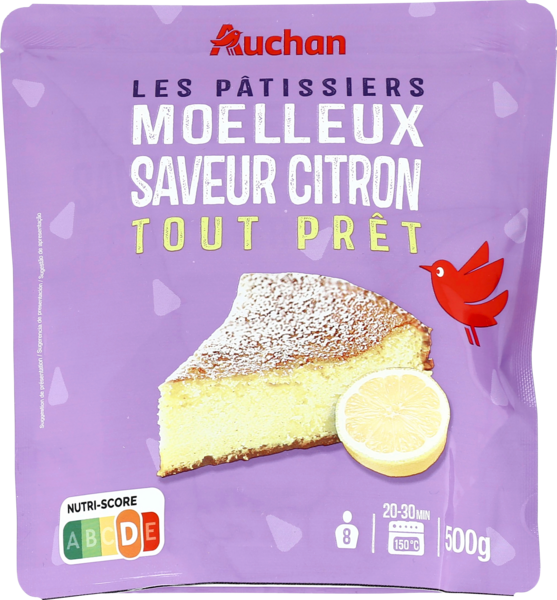 Tout Pret Moelleux Saveur Citron Auchan