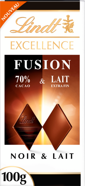 Tablette De Chocolat Fusion Lindt Excellence