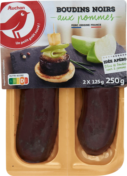 Boudins Noirs Aux Pommes Auchan