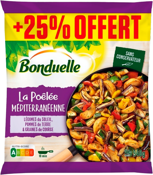 Poêlée Méditerranéenne Bonduelle