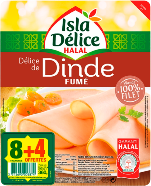 Délice De Dinde Fumé Halal Isla Délice