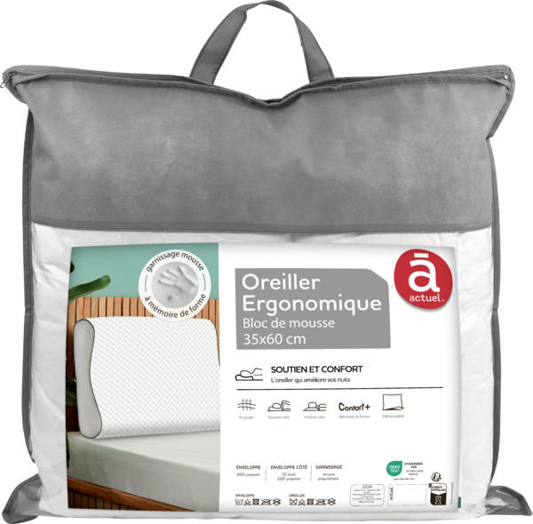 Oreiller Ergonomique Actuel 