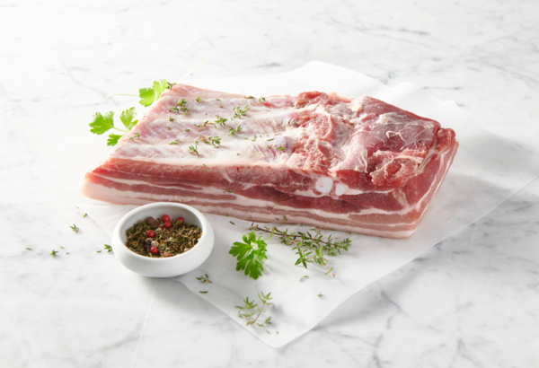 Porc : Poitrine Entière Avec Os